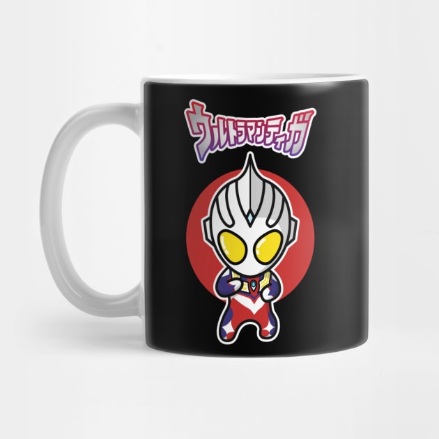 Ultraman Tiga Multi-Type Chibi Style Kawaii by The Toku Verse